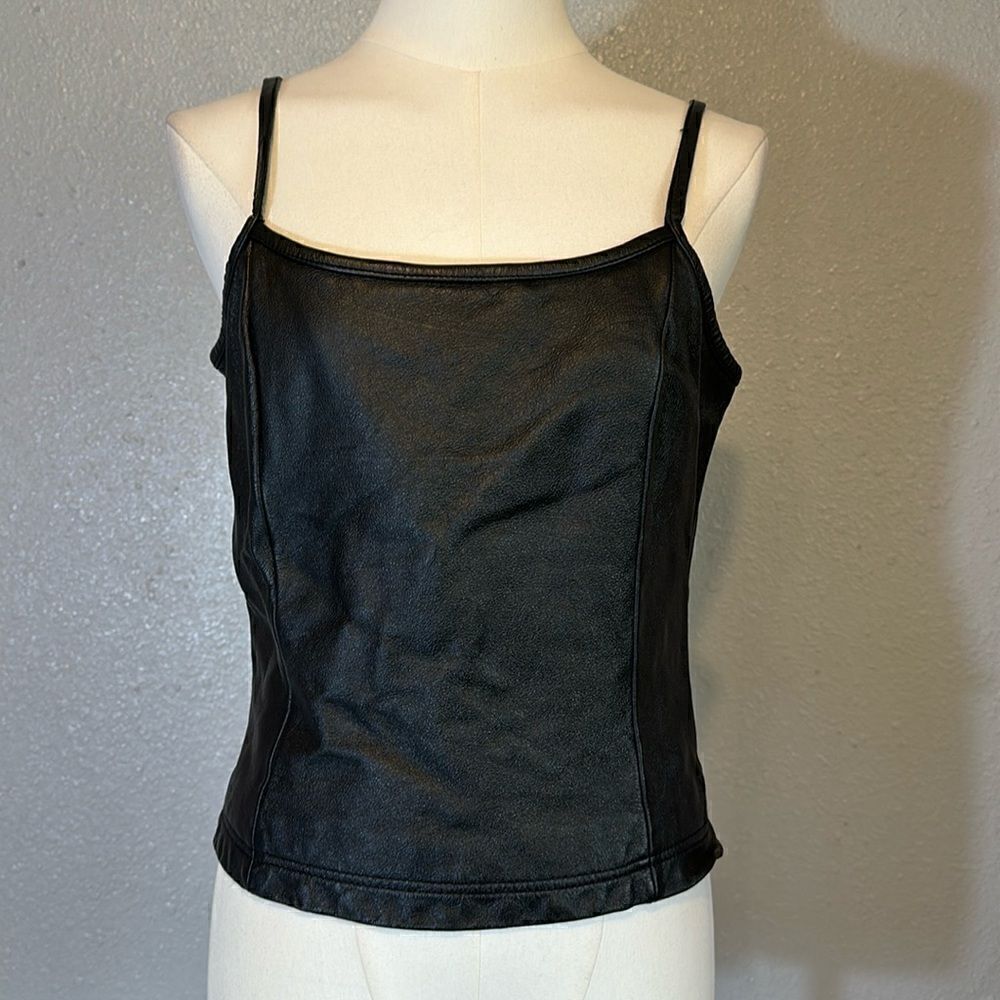 Wilson leather women’s black top size L